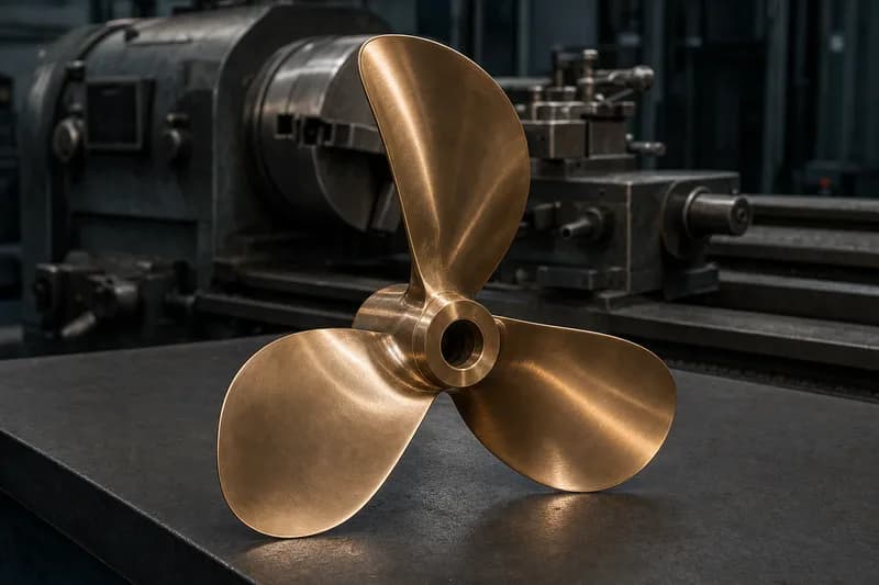Hélice de bronze